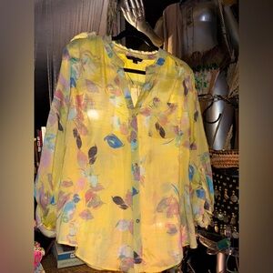 Zac & Rachel Multicolor Floral Blouse
